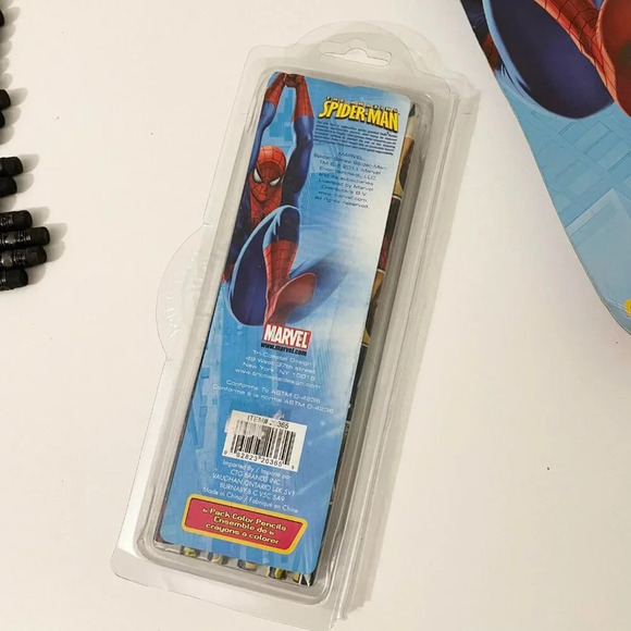 Spiderman Stationery Set and Halloween  Vintage Halloween Pencils Lot - Picture 8 of 11
